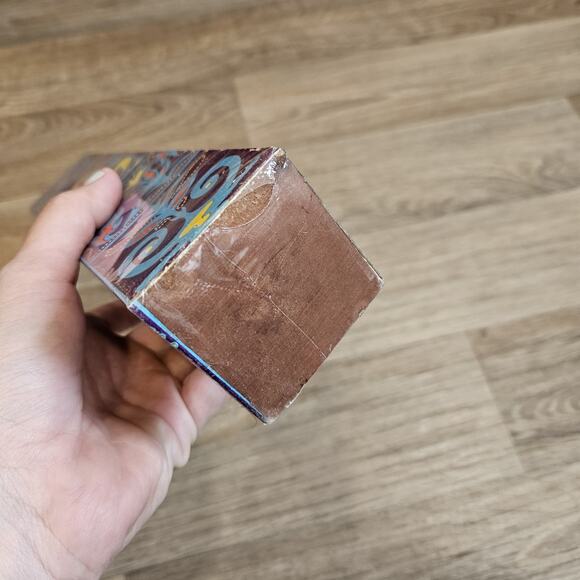 90 Vtg 11 Inch Match Sticks Fireplace Long Matches Peacock Floral Box Sealed - Picture 5 of 5